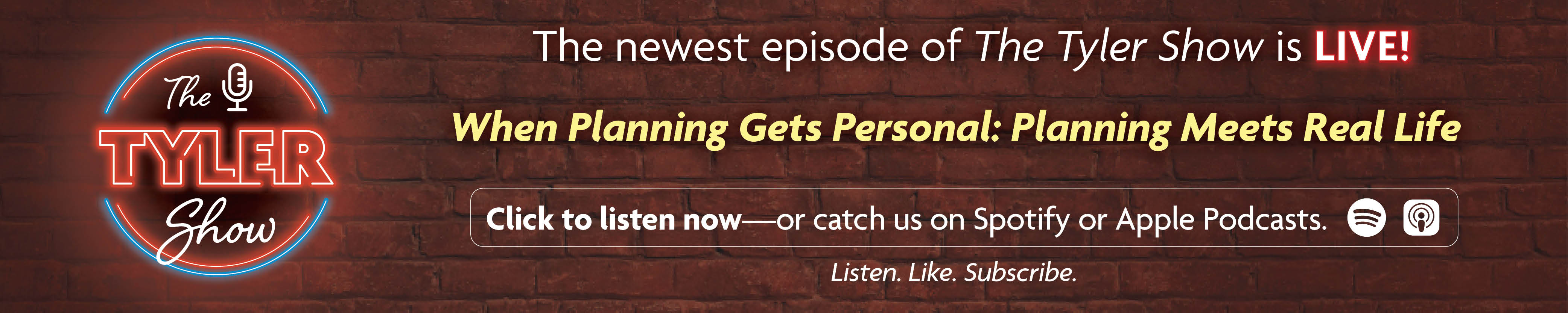 Listen to The Tyler Show podcast now